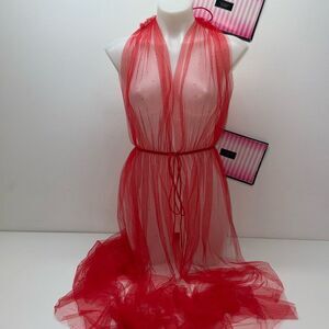 🔥Victoria’s Secret designer collection 10/14 lingerie long dress one size New